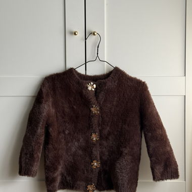 Zara Cardigan aus Kunstfell