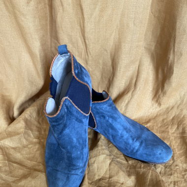 Ankleboots aus Velourleder