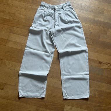 UNIQLO Off-White Wide-Leg-Hosen