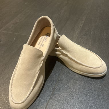 Beige Loro Piana Loafers