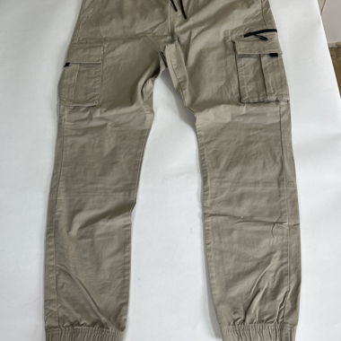Pantaloni Cargo Slim Stretch Beige