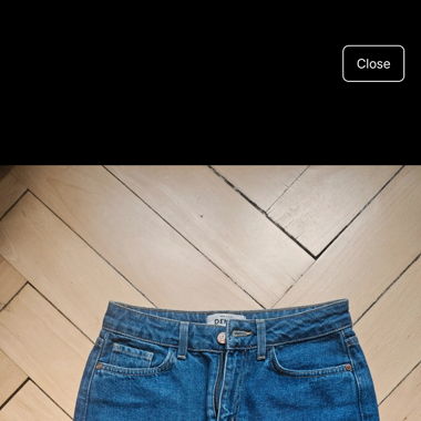 Cute jeans skirt