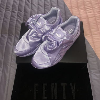 PUMA FENTY Satin Sneakers in Purple