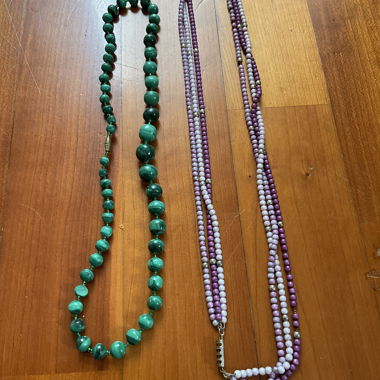 2 necklaces 