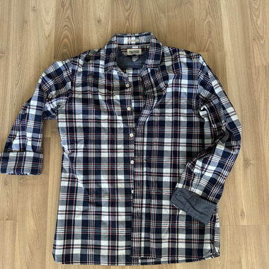 Kariertes Hilfiger-Denim-Hemd