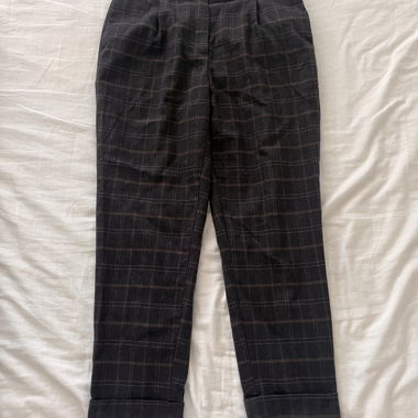KIABI Check Trousers