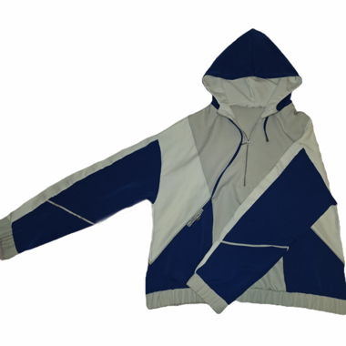 Blaue Streetwear-Jacke
