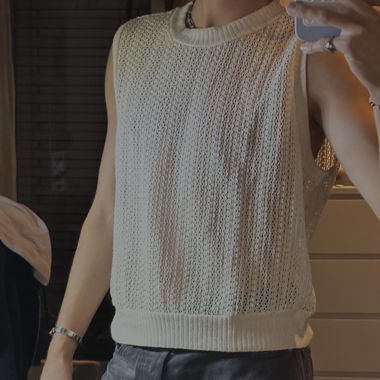 Débardeur beige