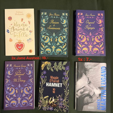 Französische Bücher 7.- pro Stück
