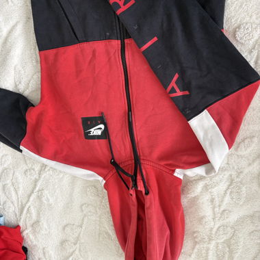 Nike Air Hoodie Rot Schwarz