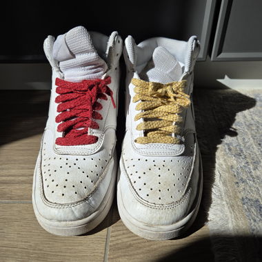 White Nike High-Top Sneakers