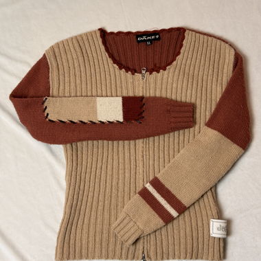 Vintage DAKE 9 geripptes Stricktop