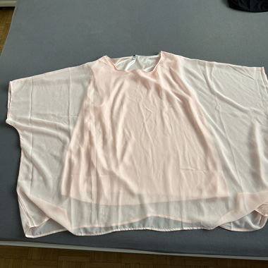 Blouse rose saumon grandes tailles