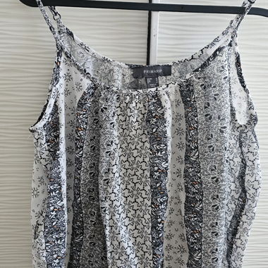 Set di 2 top cami con fantasia