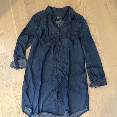 lange Jeans Bluse