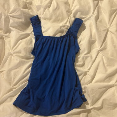 Blue Summer Spaghetti Top by RAINBOW XS