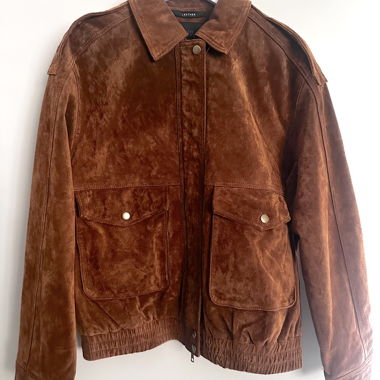 Veste en daim ZARA / cuir véritable