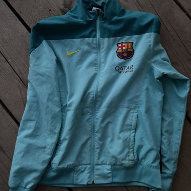 Nike FCB Trainingsjacke türkis M