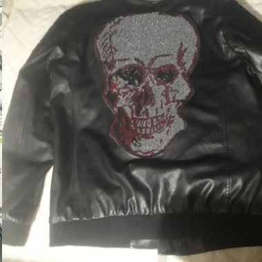 pp xxl Leder Bomber Jacke