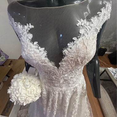 Abito da sposa con strascico