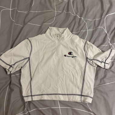Champion Reissverschluss-Crop-Top