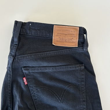 Jeans Levi’s Ribcage straight neri (taglia 28/30)