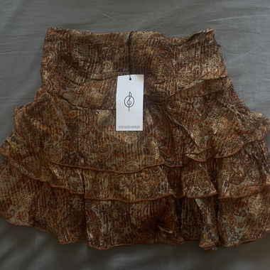 Stradivarius Ruffle Mini Skirt