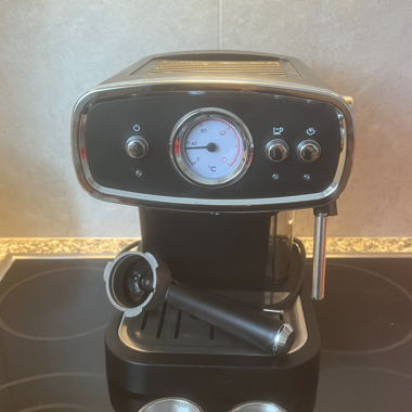 Machine à espresso avec manomètre