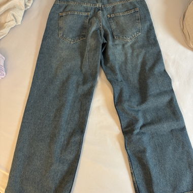 Motel Rocks Low rise Parallel Jeans Bright Blue