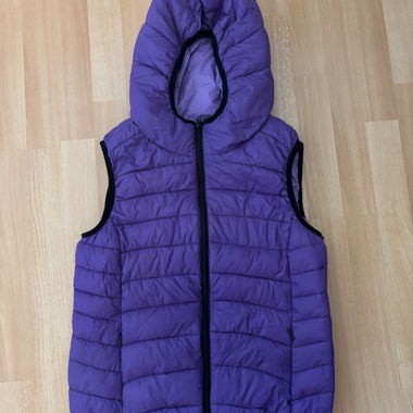 Gilet matelassé violet