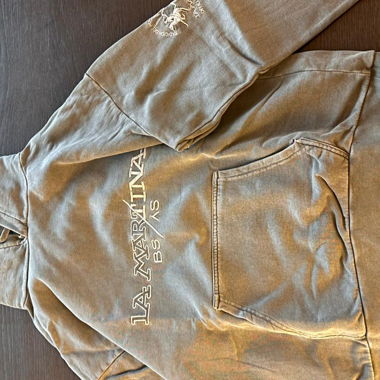 La Martina Kapuzenpullover grau