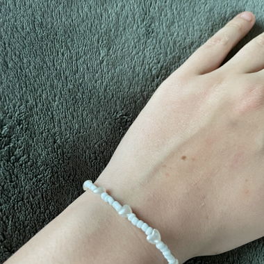 Armband Handmade weiss