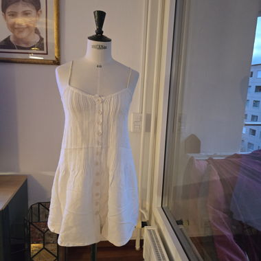 White Dress with Straps