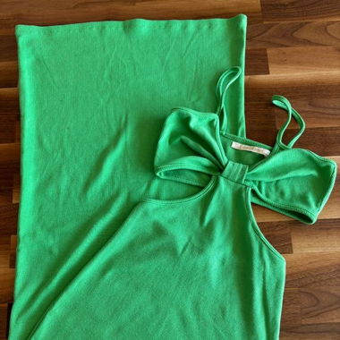 Vestito Cut off / Verde