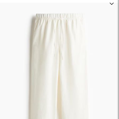 weisse Stoffhose