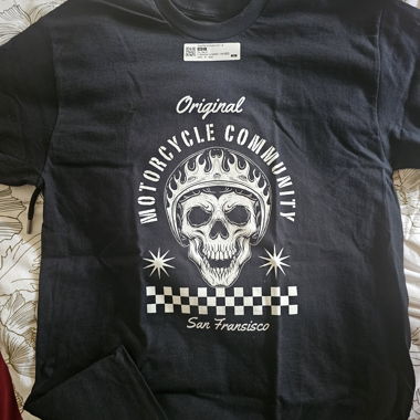 T-shirt noir Motorcycle Community
