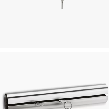 Wand-Schlüsselbrett aus Edelstahl