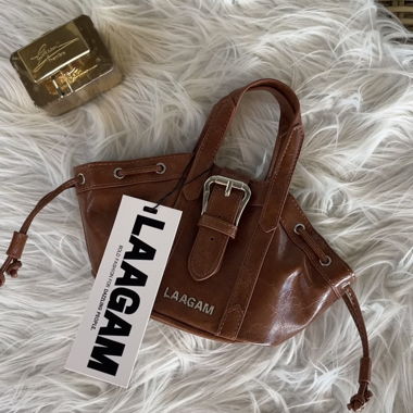 Sac seau marron LAAGAM