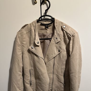 beige Jacke