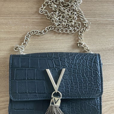 Valentino chain shoulder bag, black