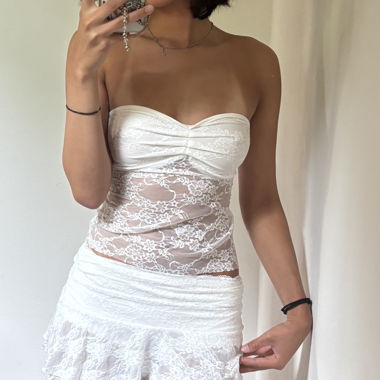 Lace Tube Top
