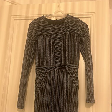 Robe de soirée noire / argentée 