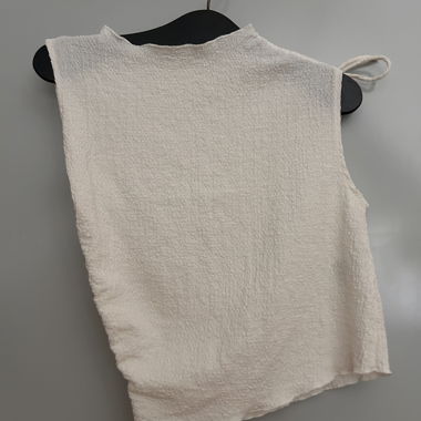 White Women’s Top with Ties