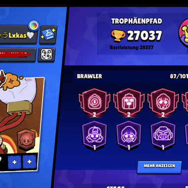 Account Brawl Stars con 2x Masters