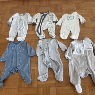Baby sleepsuits bundle