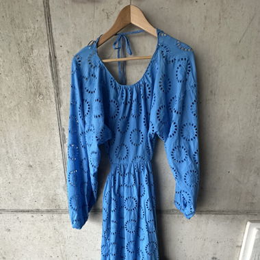 Summer dress with open back