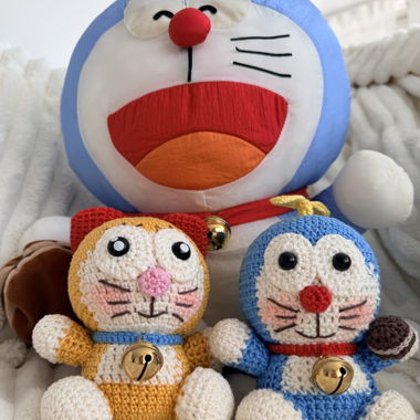 Amigurumi Doraemon & Dorami