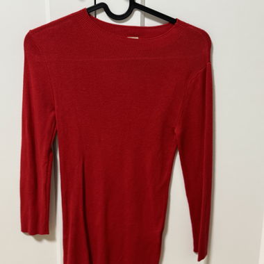 Red Long-Sleeve Sweater