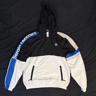 Sergio Tacchini Zip Hoodie M blu/grigio/nero