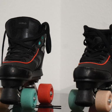 Oxelo Quad Roller Skates - Size 38 - Very Good